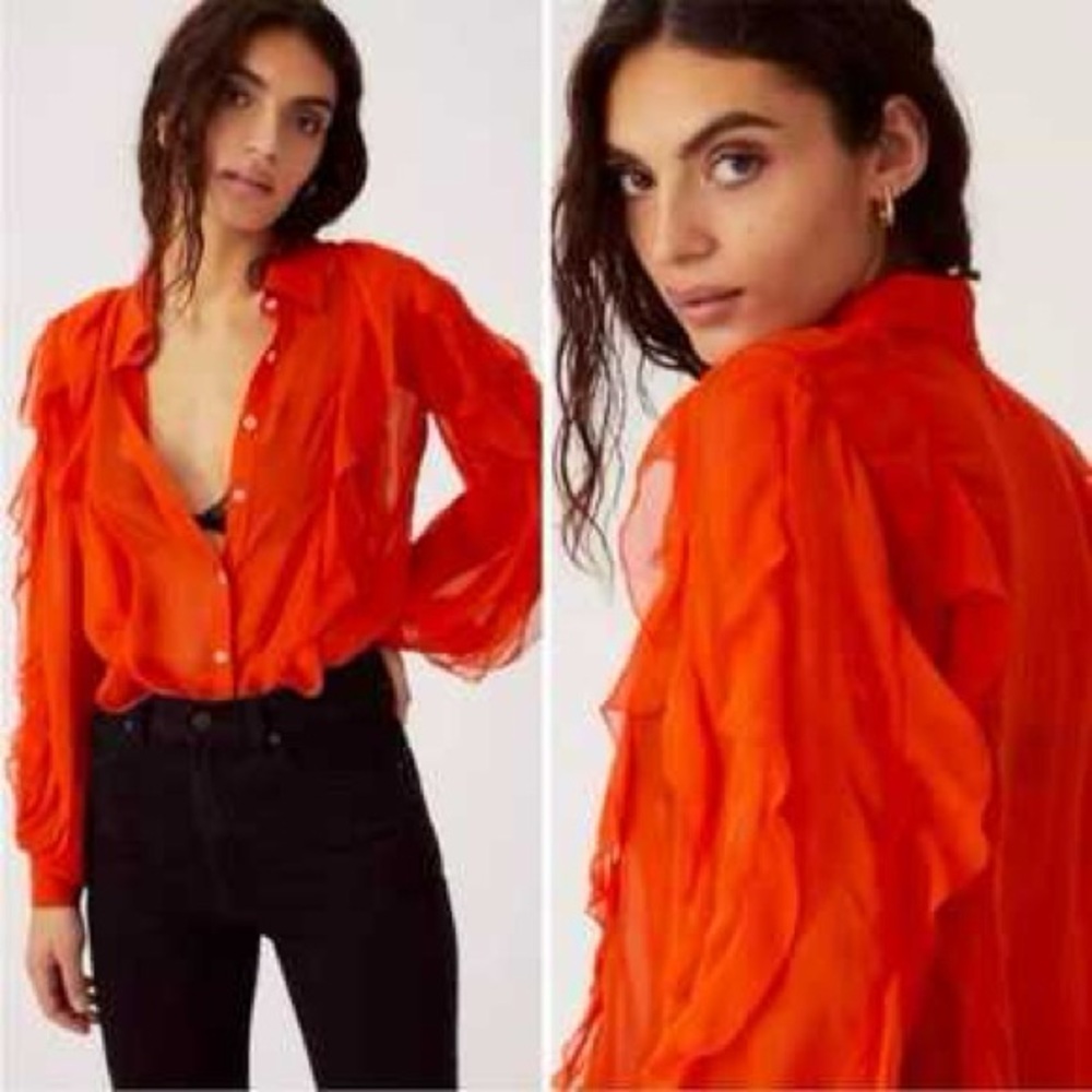 Anthropologie Maeve Button-down